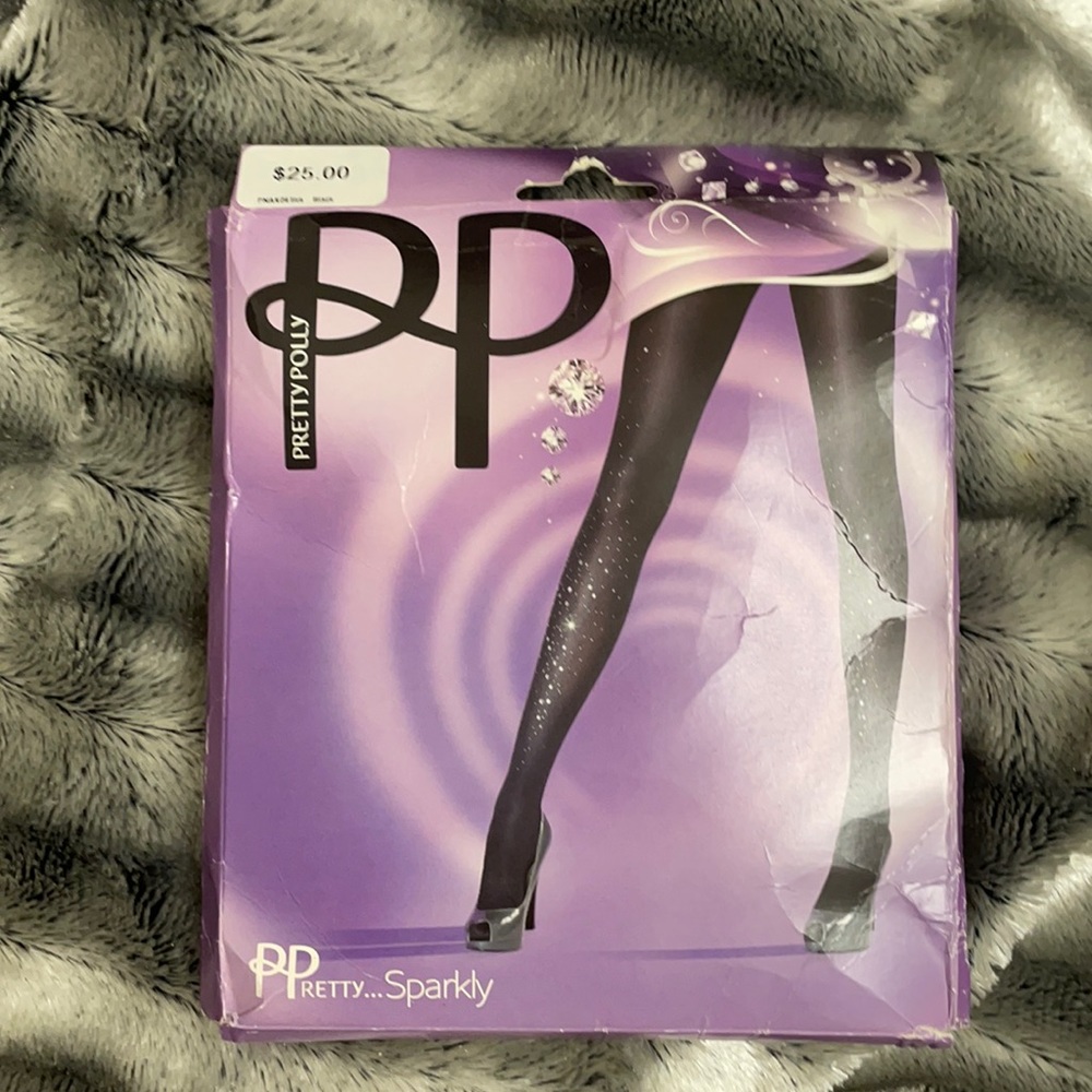 Pretty Polly Embellished Tights Nordstrom Black